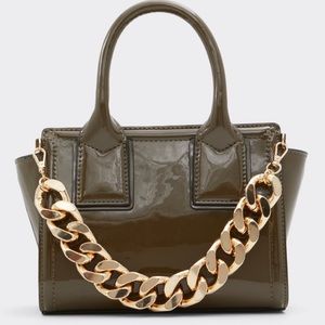 Aldo Crossbody Satchel Bag Olive